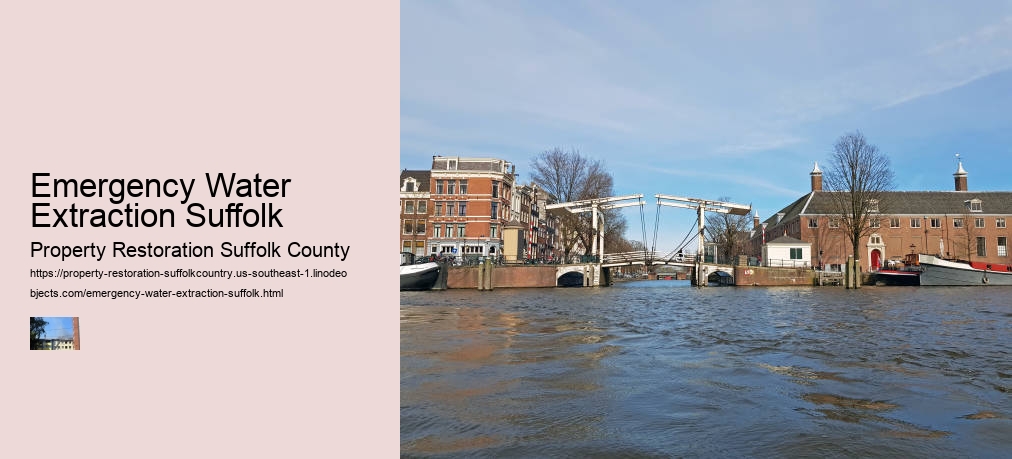 Emergency Water Extraction Suffolk