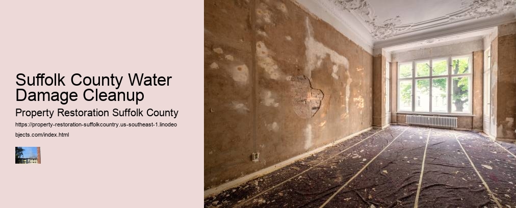 Suffolk County Water Damage Cleanup